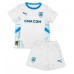 Camisa de Futebol Olympique de Marseille Mason Greenwood #10 Equipamento Principal Infantil 2024-25 Manga Curta (+ Calças curtas)